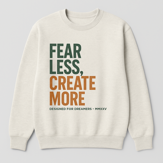 Fear Less, Create More